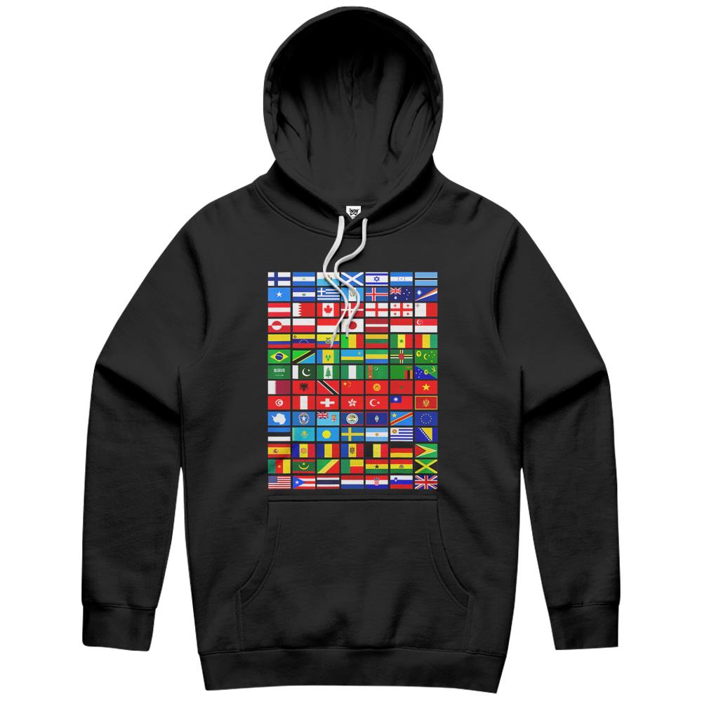 Flags Of The Countries Of The World, International Gift Hoodie