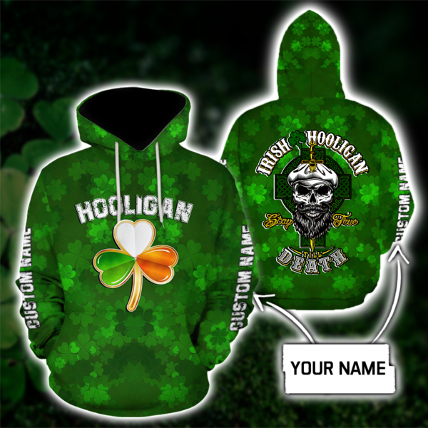 3D All Over Printed Irish St Patrick Day Unisex Shirts Custom Name XT MH17022102