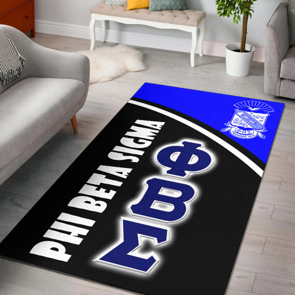 Phi Beta Sigma Area Rug – Fraternity Curve Version Area Rug