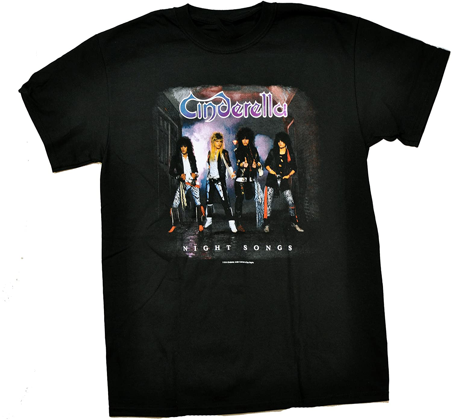 Vtg! Cinderella Night Songs Band T-Shirt