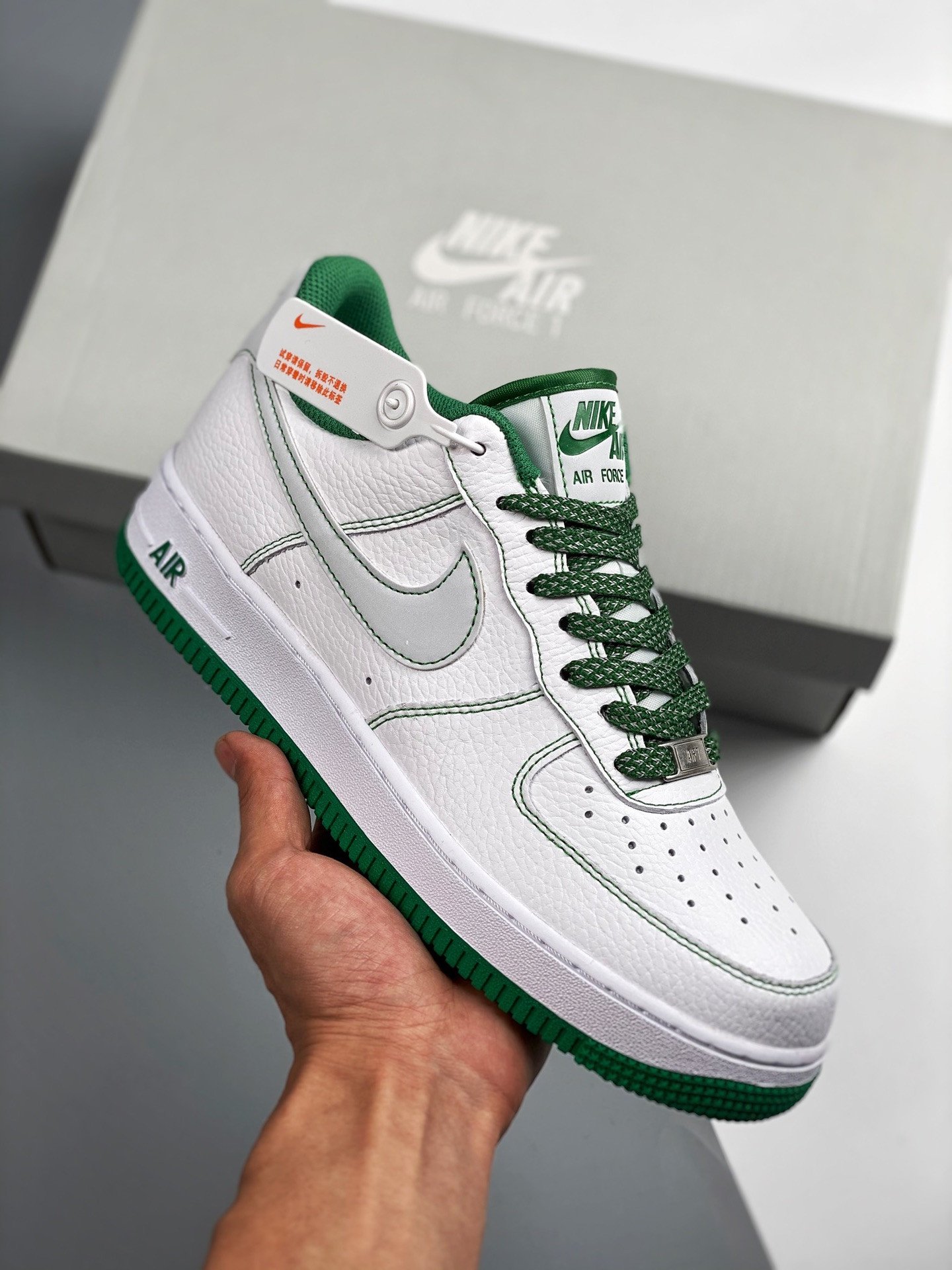 Nike Air Force 1 Low WhiteWhite-Pine Green 5340153