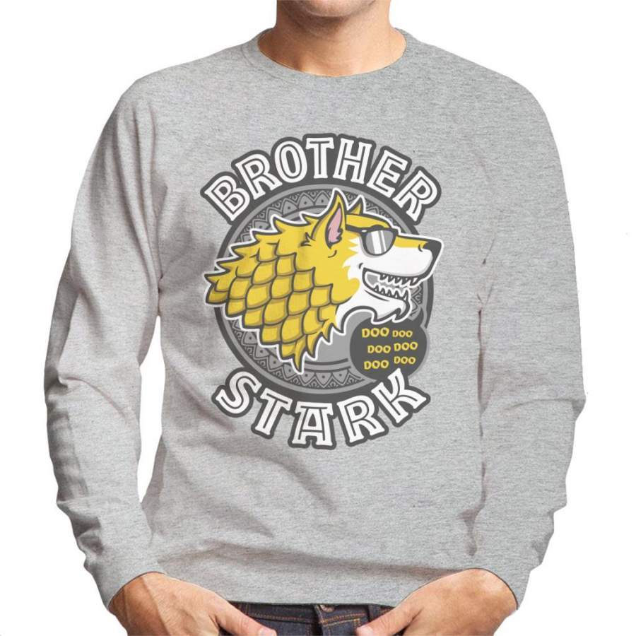 Brother Stark Baby Shark Family Game Of Thrones Men’s Sweatshirt