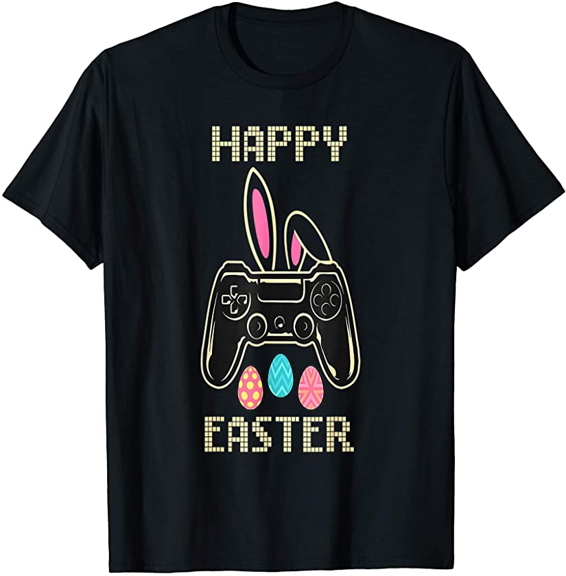 Video Game Easter Bunny Gaming Controller Awsome T-Shirt T-Shirt