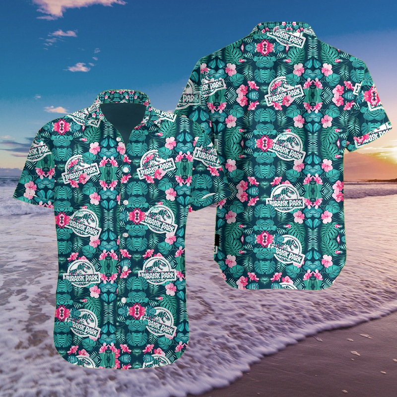 Jurassic Park Hawaiian Shirt | Unisex | Adult | Hw5190 – Fashion Store