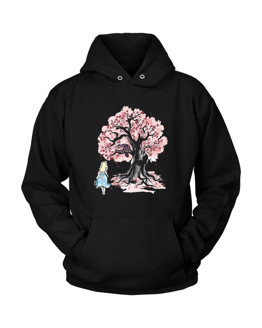 The Cheshires Tree Alice In Wonderland Unisex Hoodie