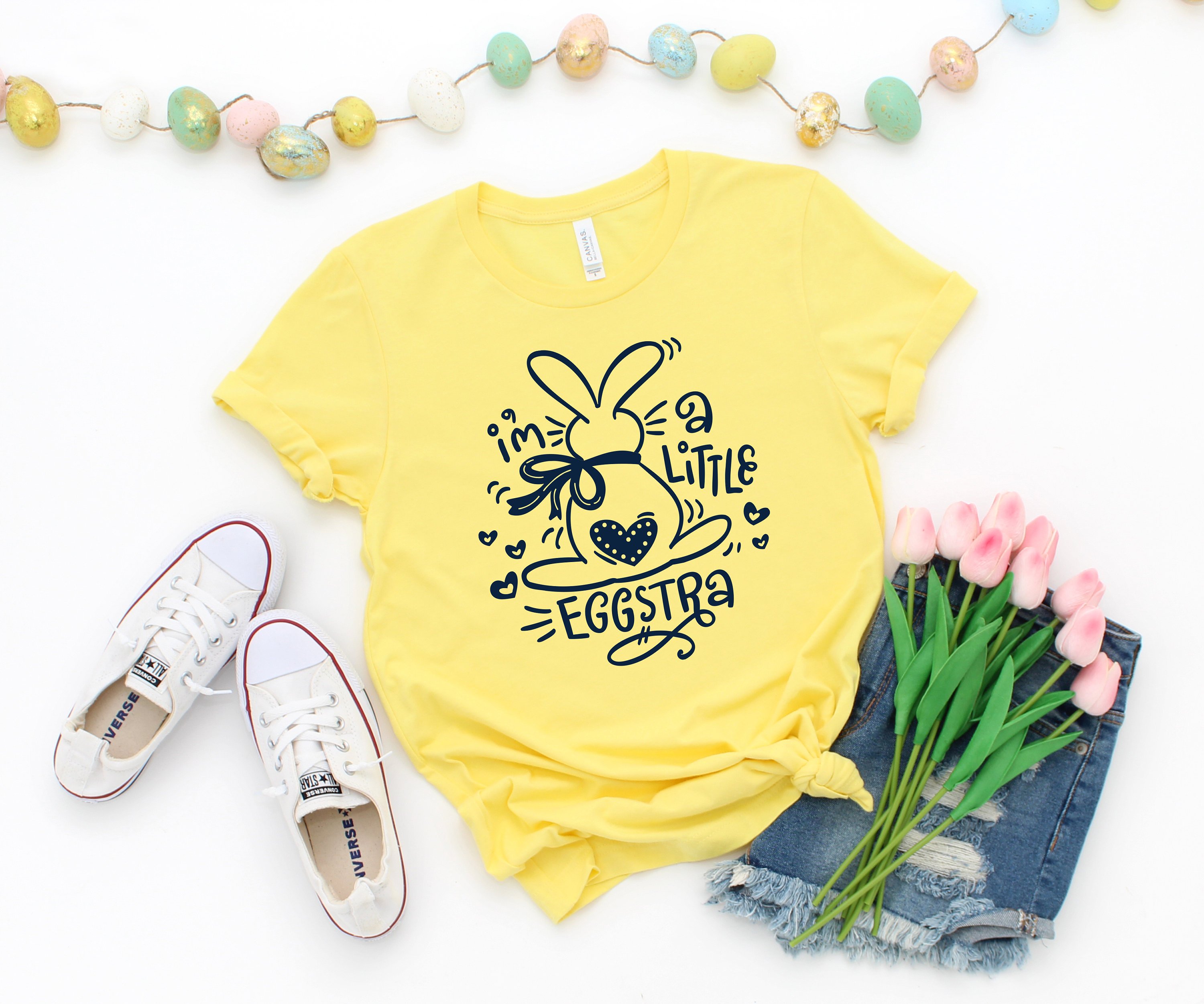 Kids Easter Shirt,I’M A Little Eggstra Shirt,Funny Easter Bunny Shirt,Cute Easter Shirt,Easter Day Shirt For Woman, Easter Egg Shirt