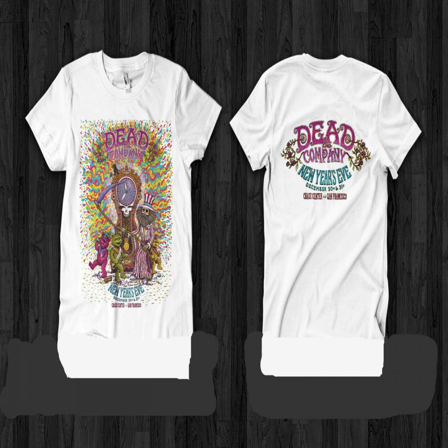Dead And Company New Years Eve 2020 Tour T Shirt San Francisco Chase Center Fashion24Hs