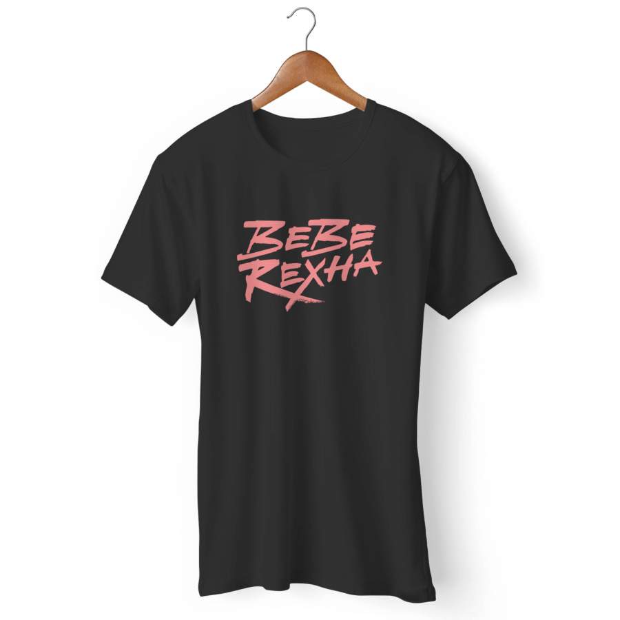 Bebe Rexha Logo Pink Man’s T-Shirt