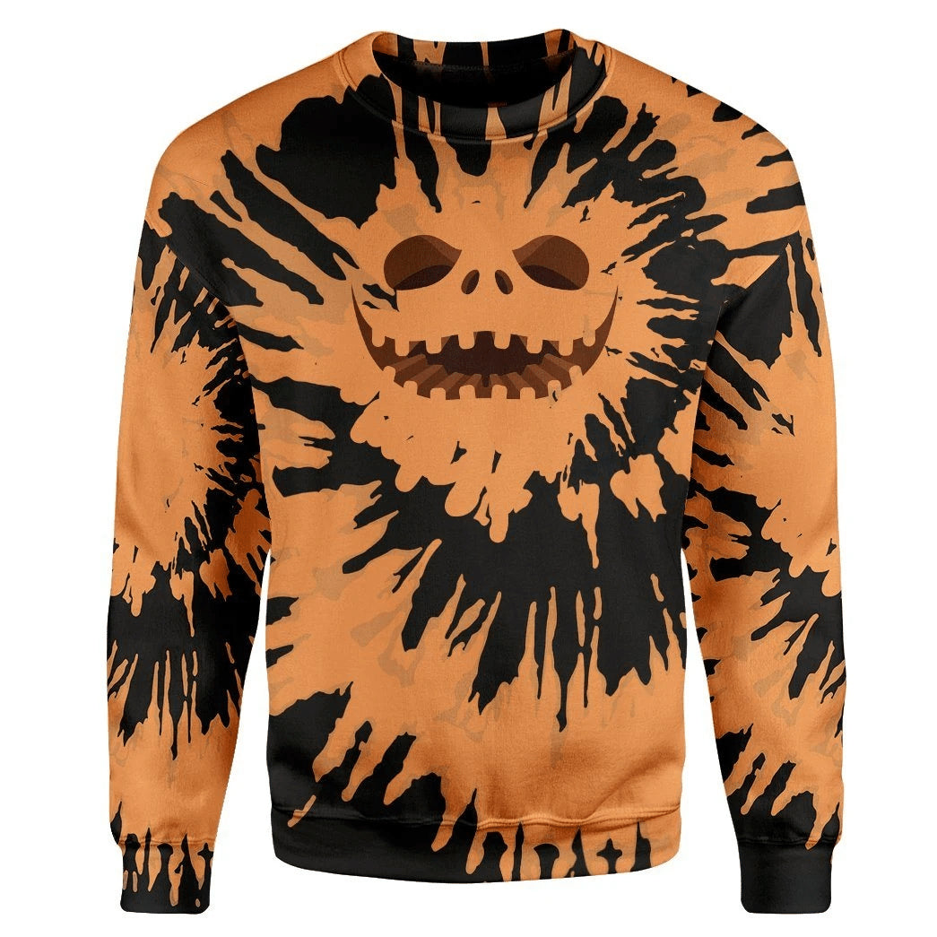 3D Pumpkin Crewneck Sweatshirt All Over Print Sweatshirt For Women Sweatshirt For Men