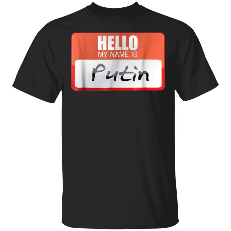 My Name Is Putin TShirt  Simple Halloween Costume Idea