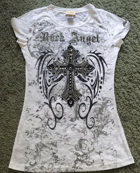 Rock angel t shirt  For Men  For Women