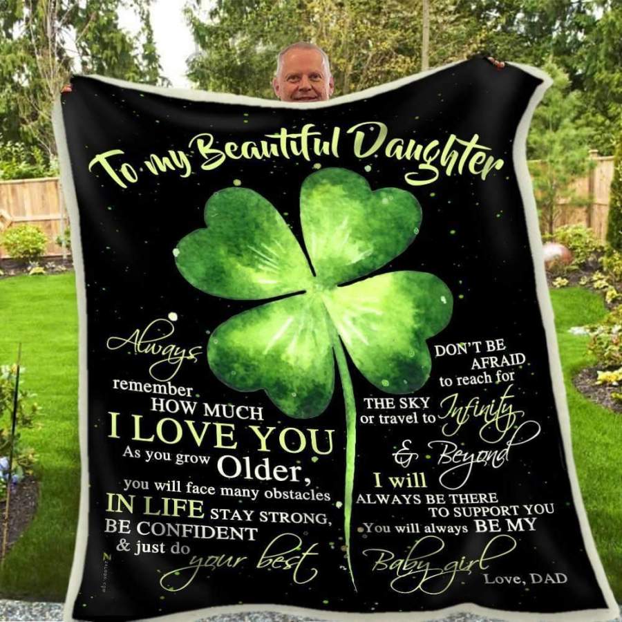 I Will Always Be There To Support You Blanket Gift For Daughter