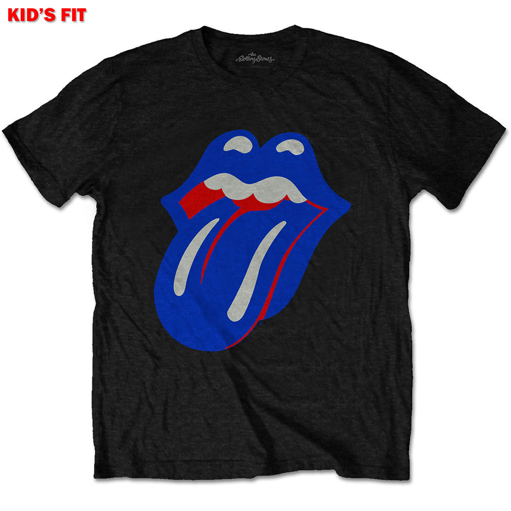 The Rolling Stones Kids Tee Blue & Lonesome Classic Tongue