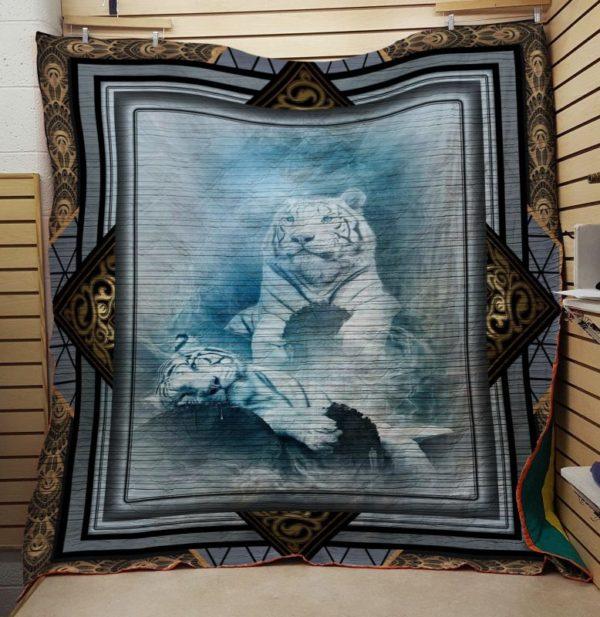 Couple Tiger Quilt Blanket Ver 2 – Quilt