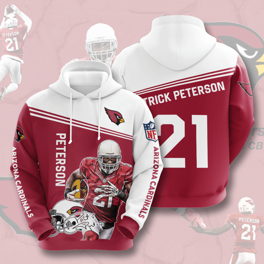 Patrick Peterson Arizona Cardinals Arizona Cardinals 72 Unisex 3D Hoodie Gift For Fans