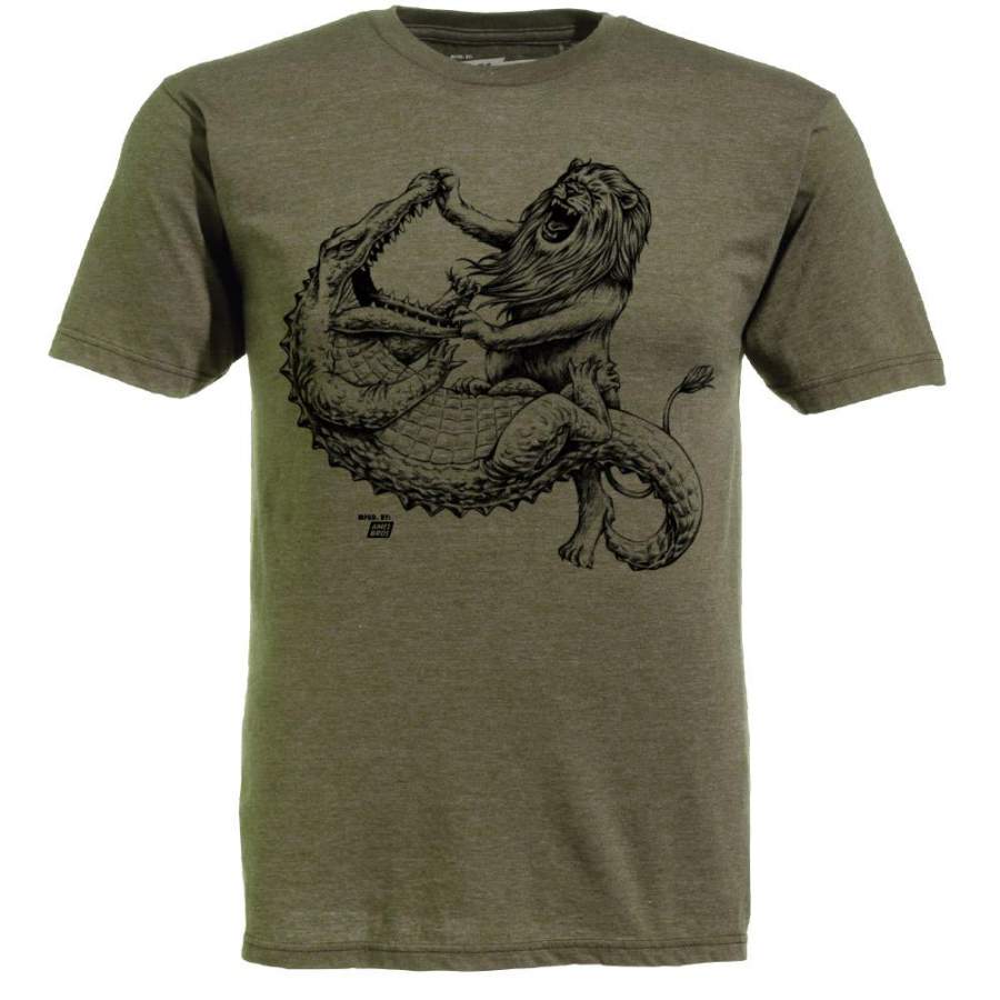 Ames Bros Lion vs Gator T-Shirt