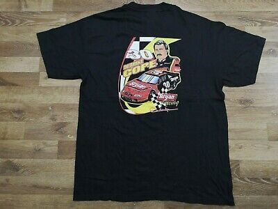 Vintage Og 90’s American Racer Derrike Coper Nascar Daytona Bryan Racing T Shirt 8602