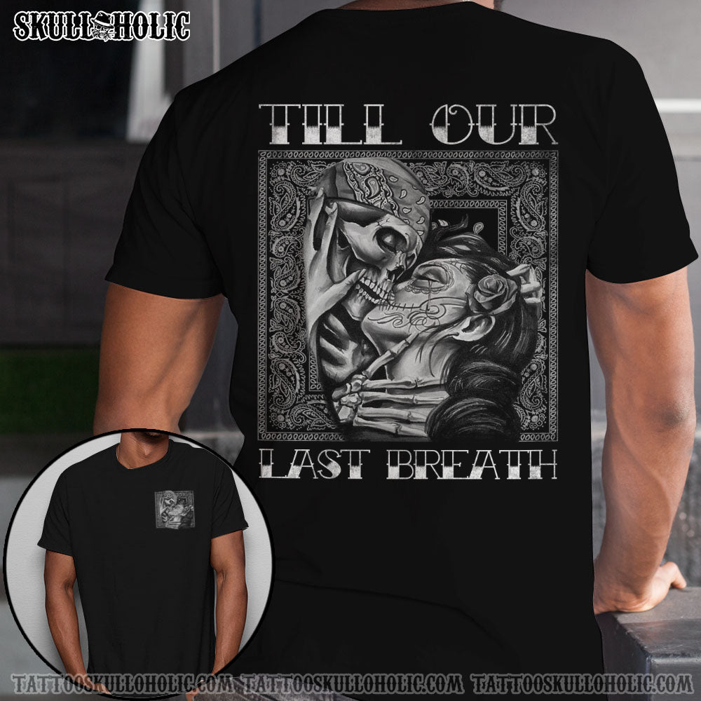 Skull Couple B&W From Our First Kiss All Over Print – Latg1612211