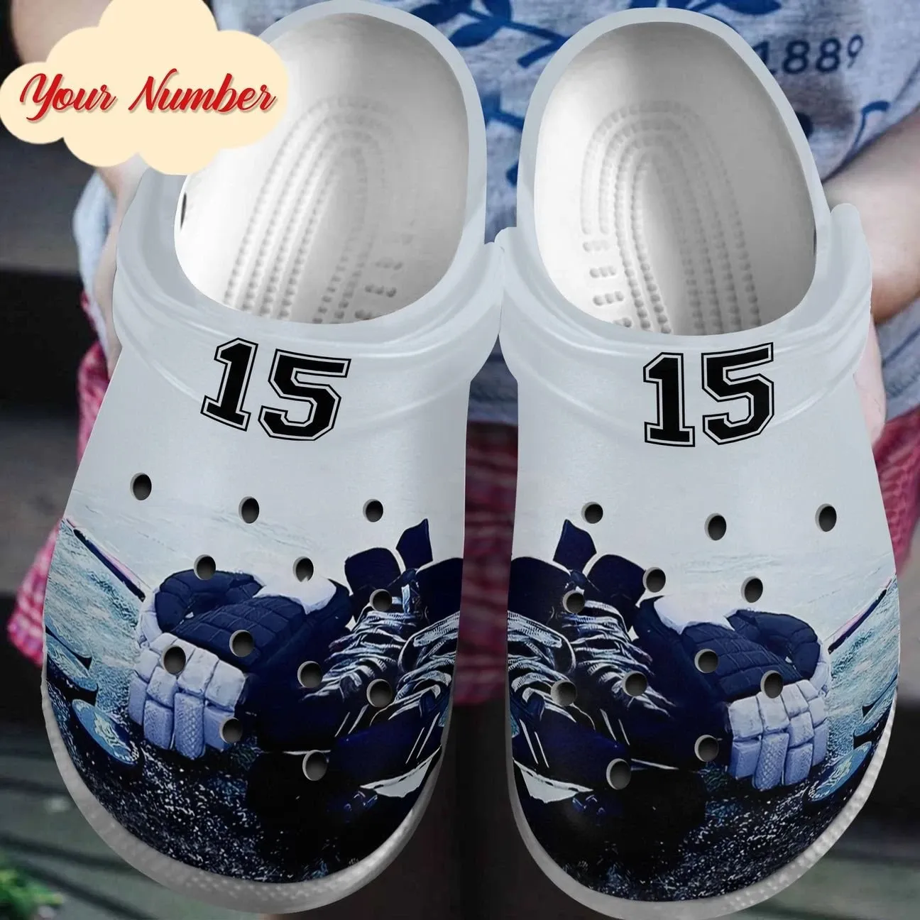 Ice Hockey Personalized Clog Custom Crocss Comfortablefashion Style Comfortable For Women Men Kid Print 3D Amazing Sport