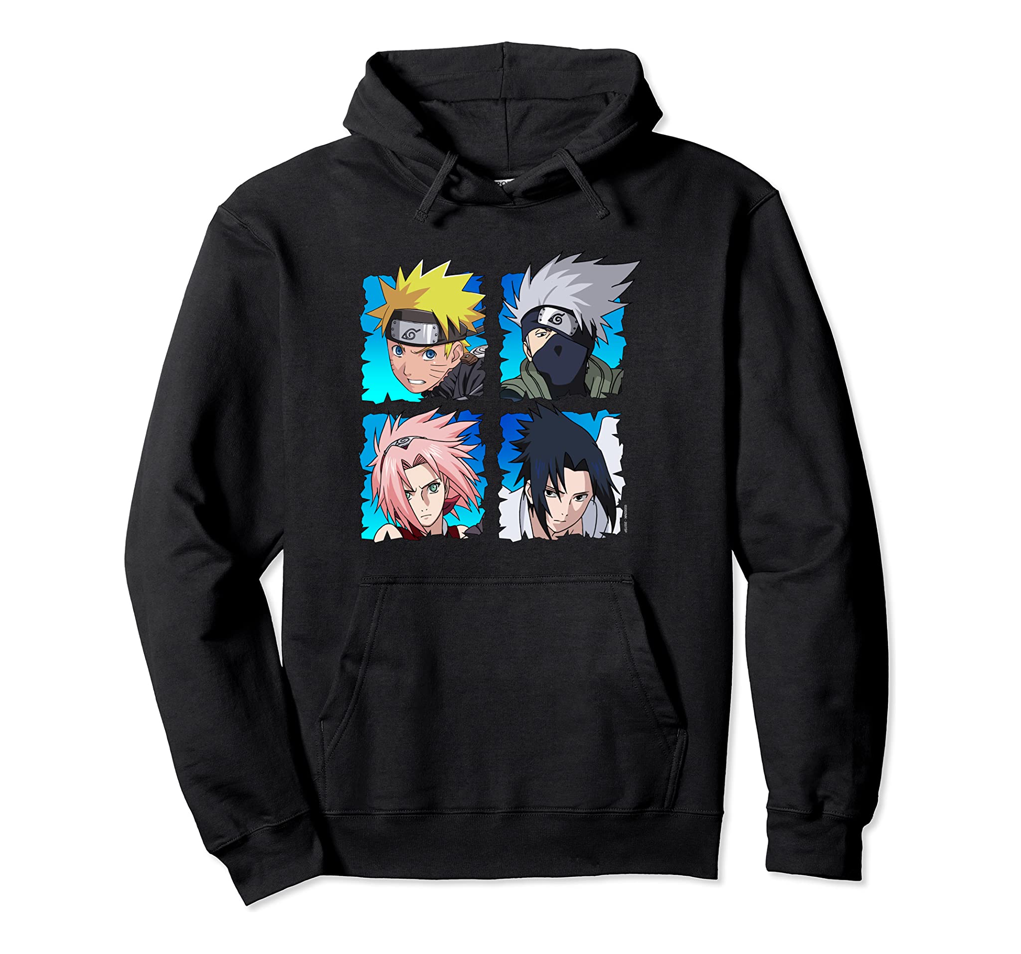 Naruto Shippuden 4 Heads Pullover Hoodie