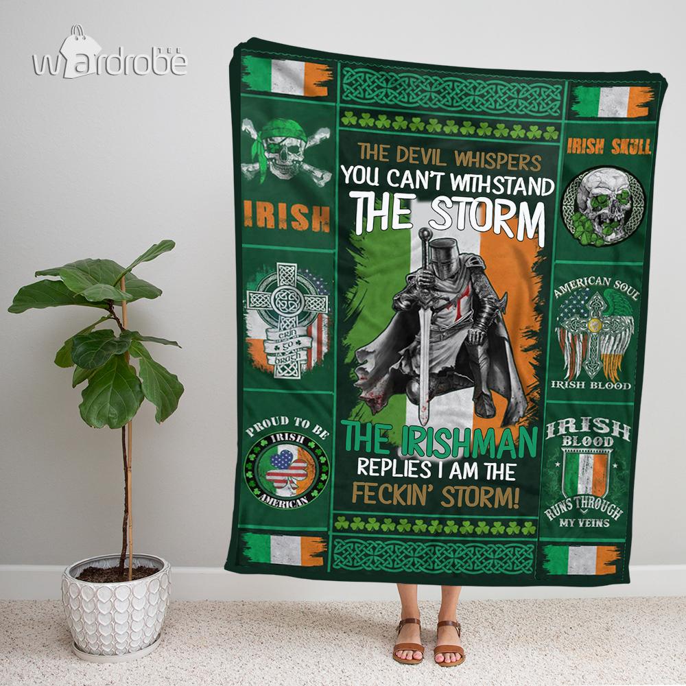 Custom Blanket The Irishman – Gift For Saint Patrick’S Day