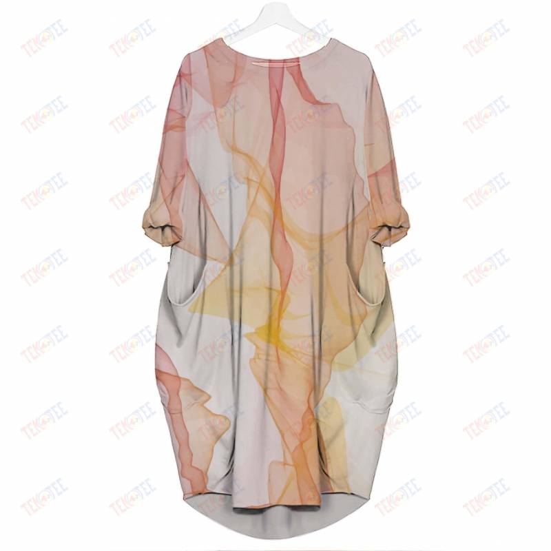 Temotee Abstract Art 1- Beautiful Woman 3D Pocket Dress Afro Girl Shirt African American Woman Gift Idea TMT4722