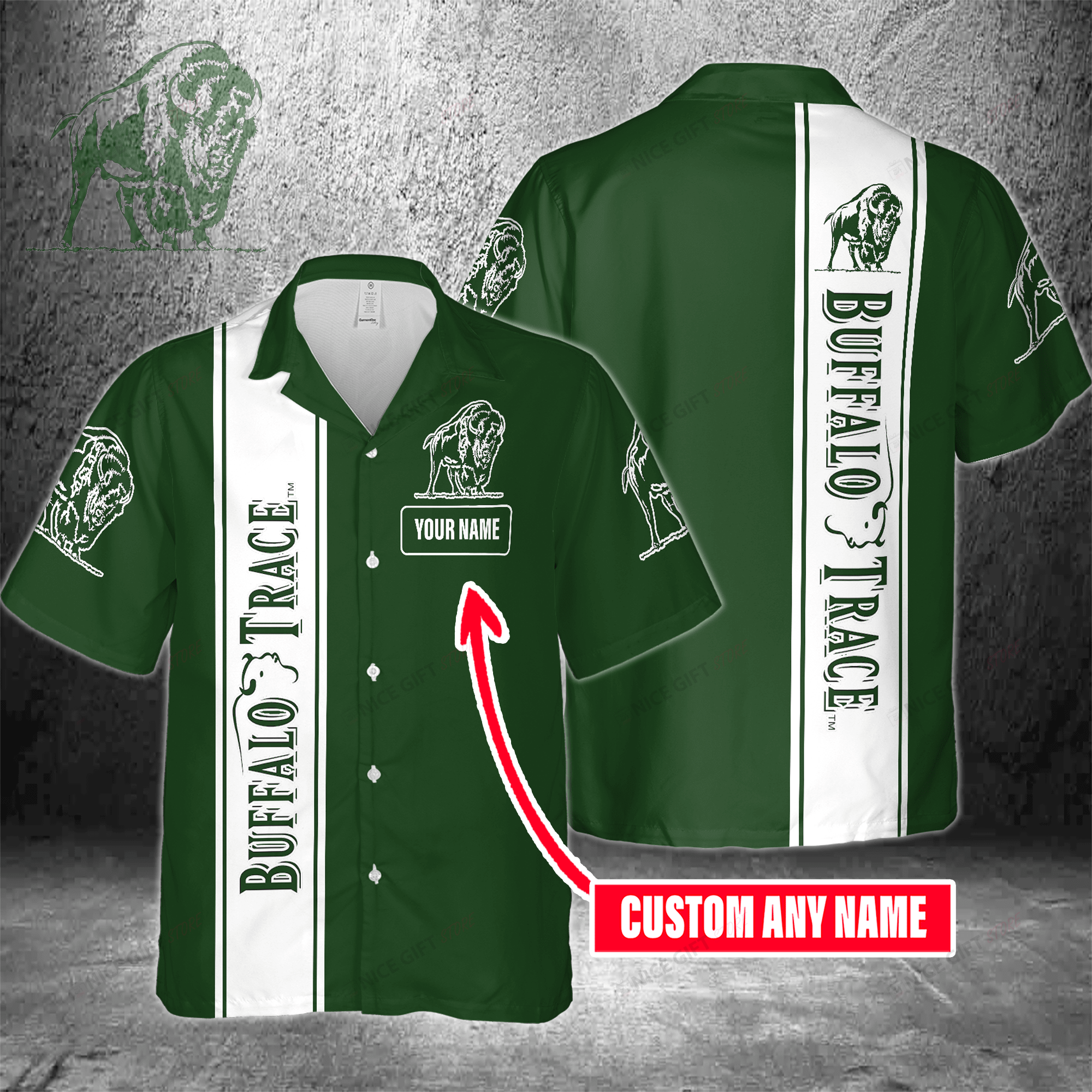 Buffalo Trace Custom Name Hawaiian Shirt 3Hs-S6U7