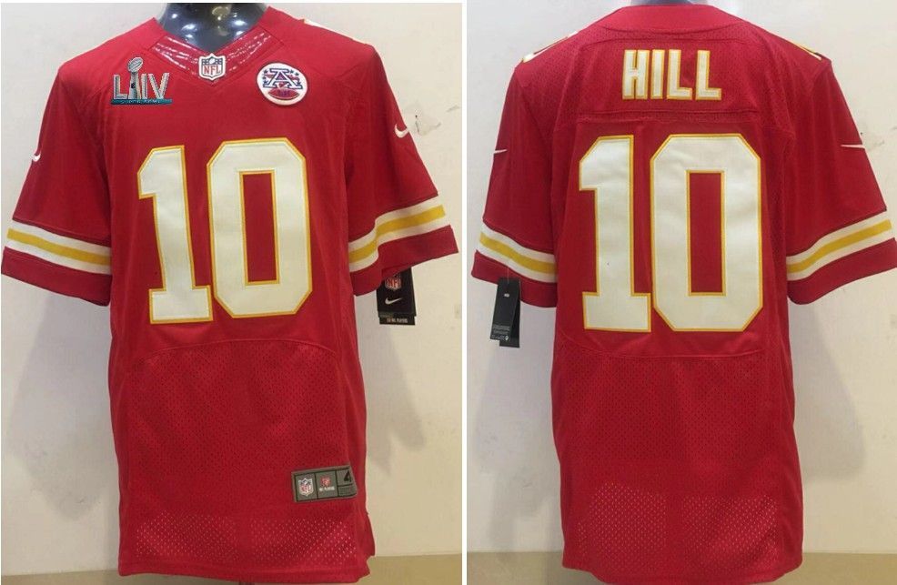 Tyreek Hill #10 Kansas City Chiefs 2020 NFL Red Jersey Jersey