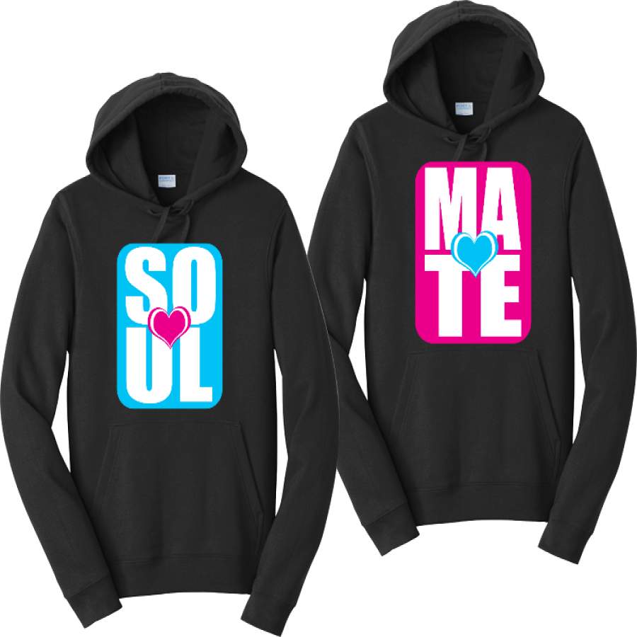 Soul Mate Couples Hoodies Matching Sweatshirts