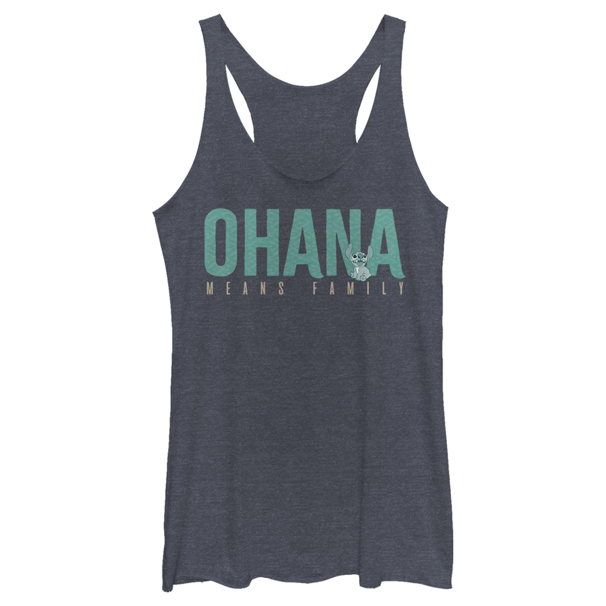 Women’S Lilo & Stitch Bold Ohana Means Family Racerback Tank Top