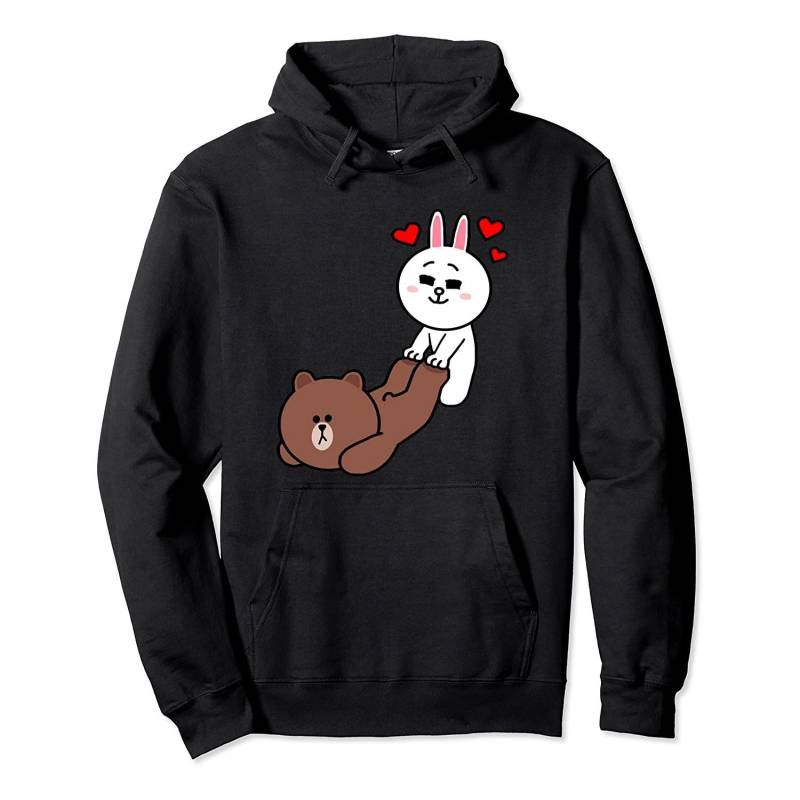 Cute brown bear cony bunny rabbit I want you to be my lover Pullover Hoodie, T Shirt, Sweatshirt