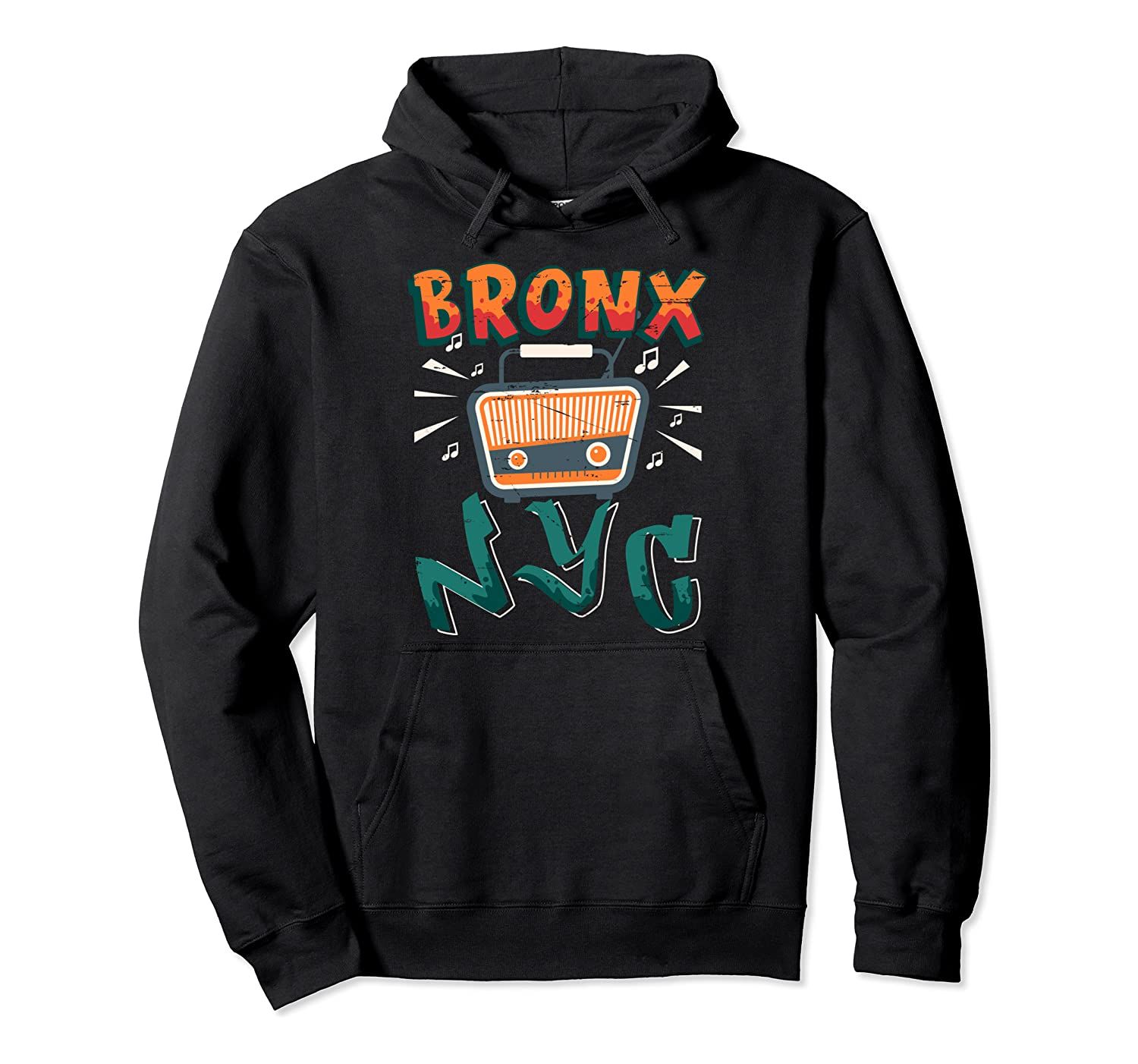 Bronx, New York Design – Nyc Boombox Graffiti Lettering Pullover Hoodie, T-Shirt, Sweatshirt