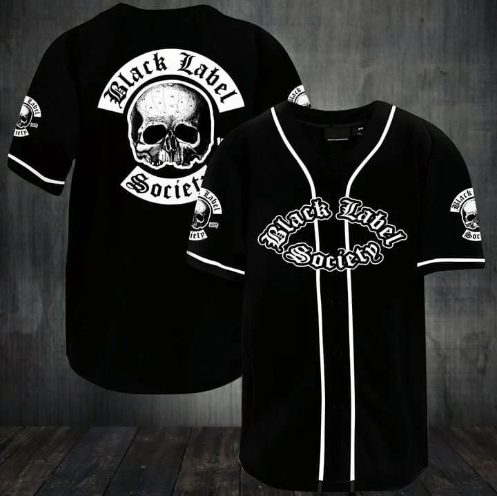 School Black Label Society Baseball Tee Jersey Shirt Unisex Men Women