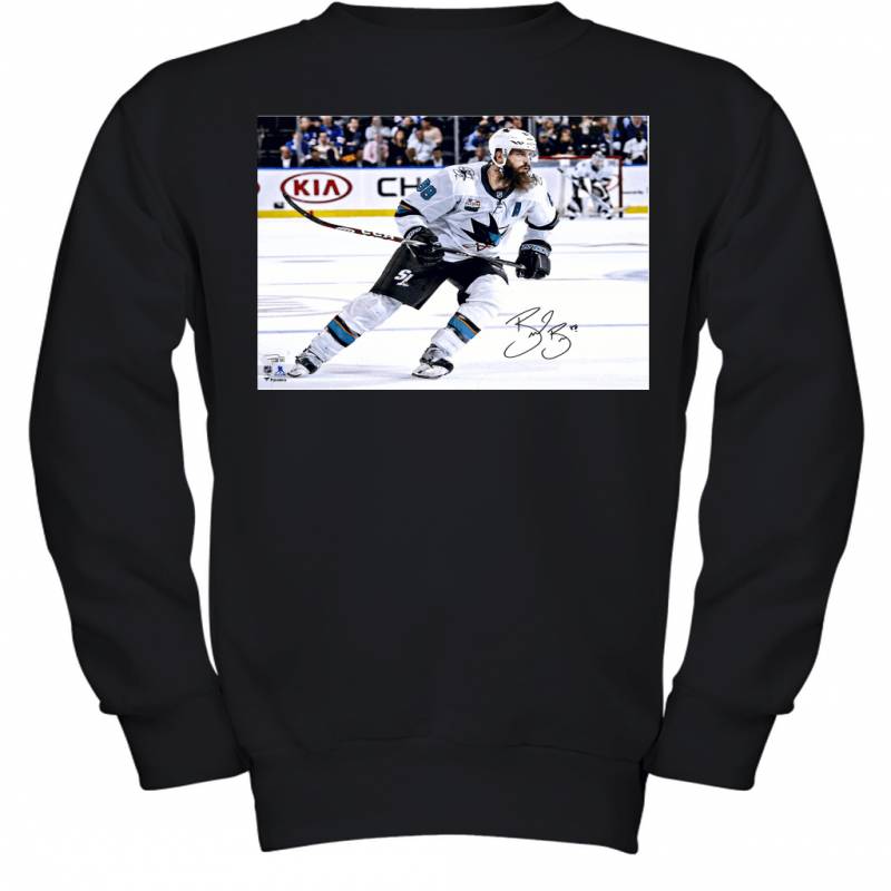 Brent Burns San Jose Sharks Autographed Youth Sweatshirt