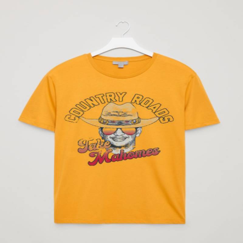 Country Roads Take MahomesKansas City yellow t shirts