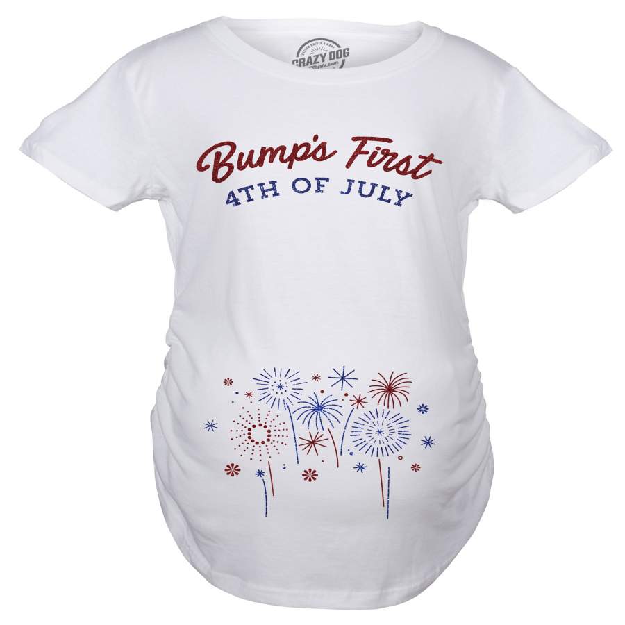 Bump’s First 4th Of July Maternity Tshirt