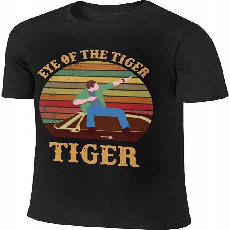 Btve Supernatural Dean Eye Of The Tiger Fashion Travel Black T-shirt