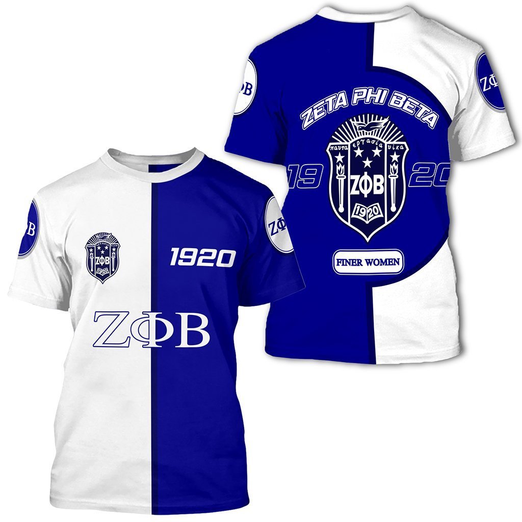 Sorority Tshirt – Zeta Phi Beta Tshirt Cycle Style