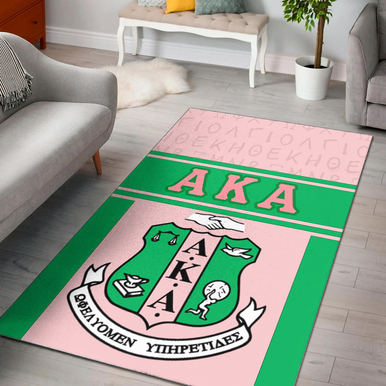 Alpha Kappa Alpha Area Rug – Sorority Heritage Area Rug