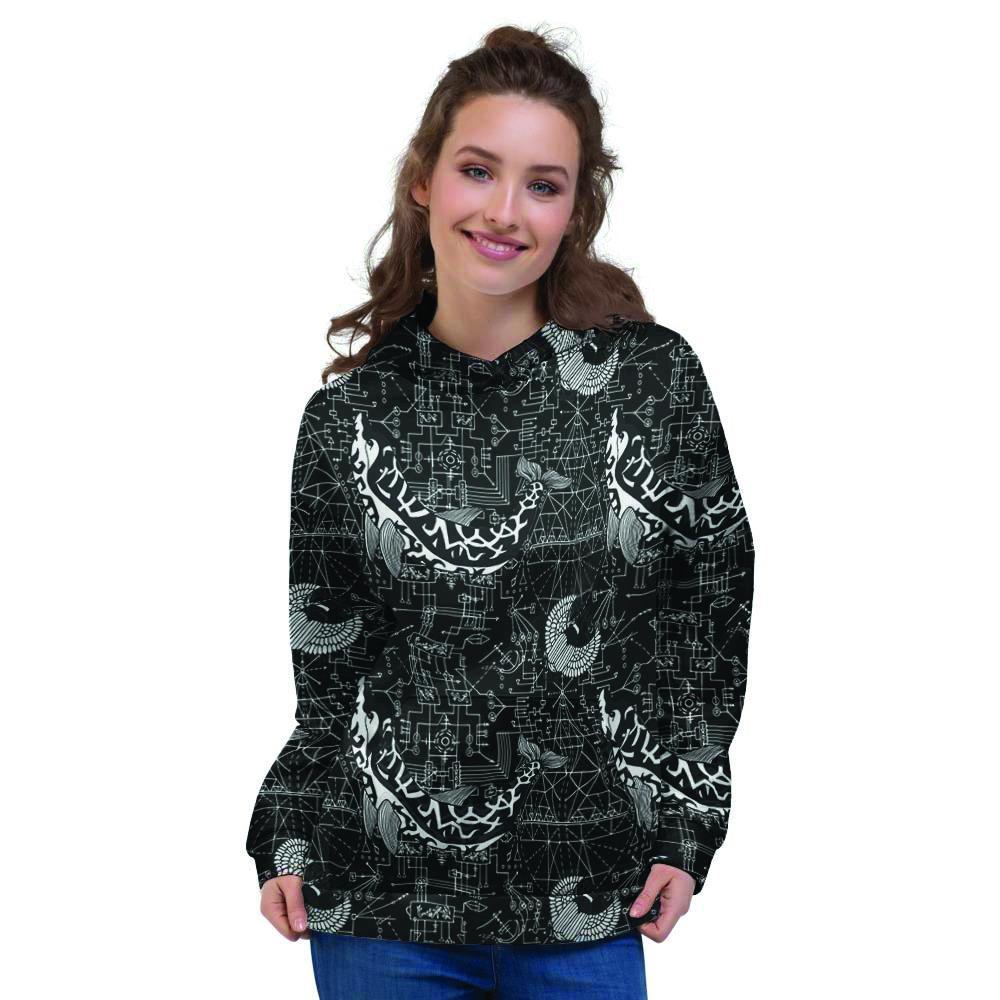 Dolphin Gothic Witch Women’S Hoodie