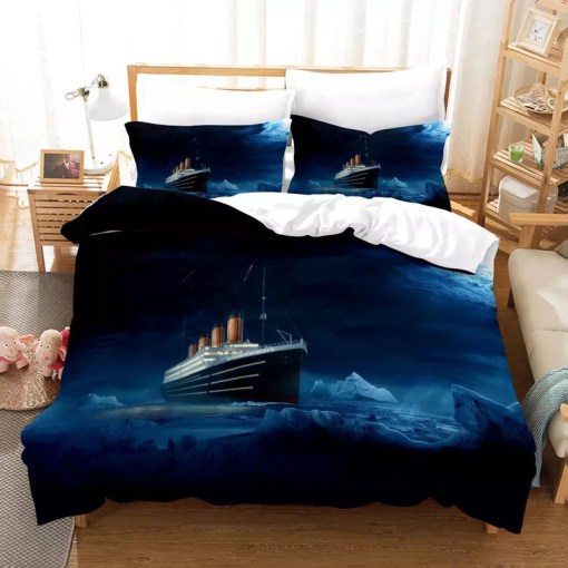 Titanic 5 Duvet Cover Pillowcase Home Decor 3D Bedding Set 2395