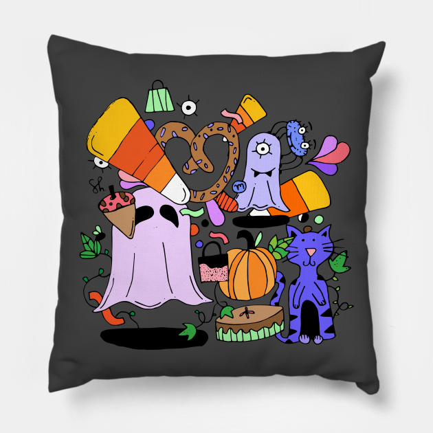 Candy Collection Pillows, Halloween Pillow, Best Pilow, Halloween Decorations, Halloween Decor