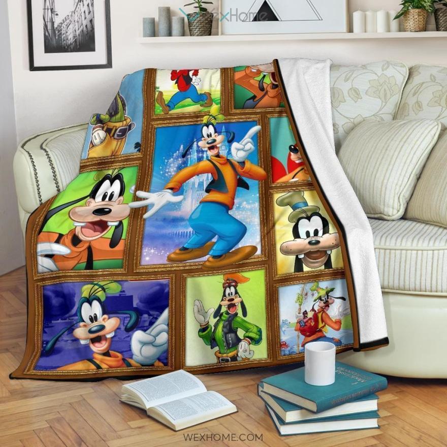 Goofy Blanket Funny Cartoon For Bedding Cartoon Premium Blanket Collection W1122