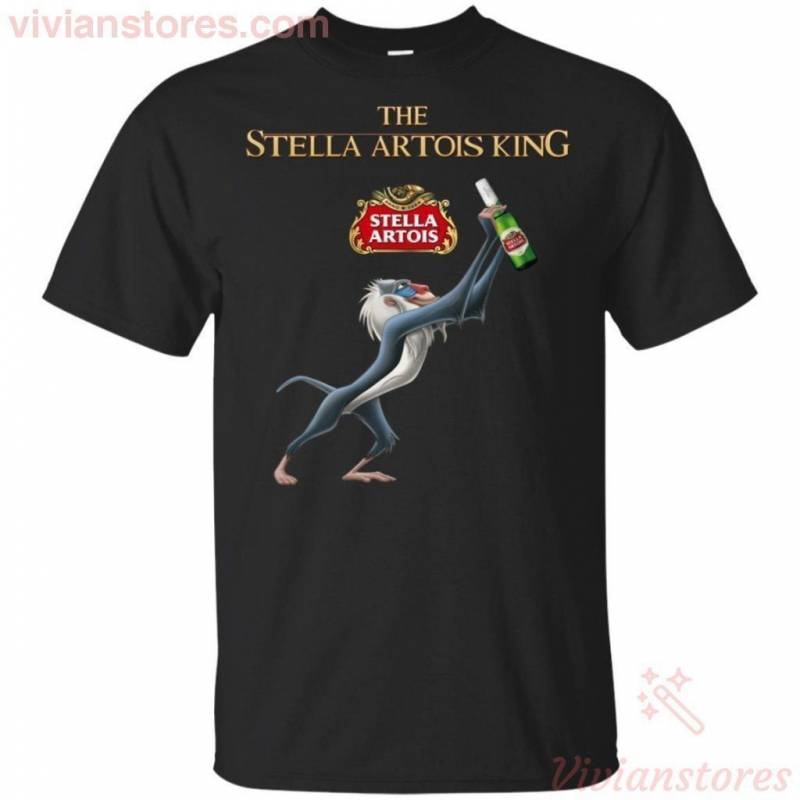 The Stella Artois Beer King Lion King Style T-shirt Funny Gift HA08