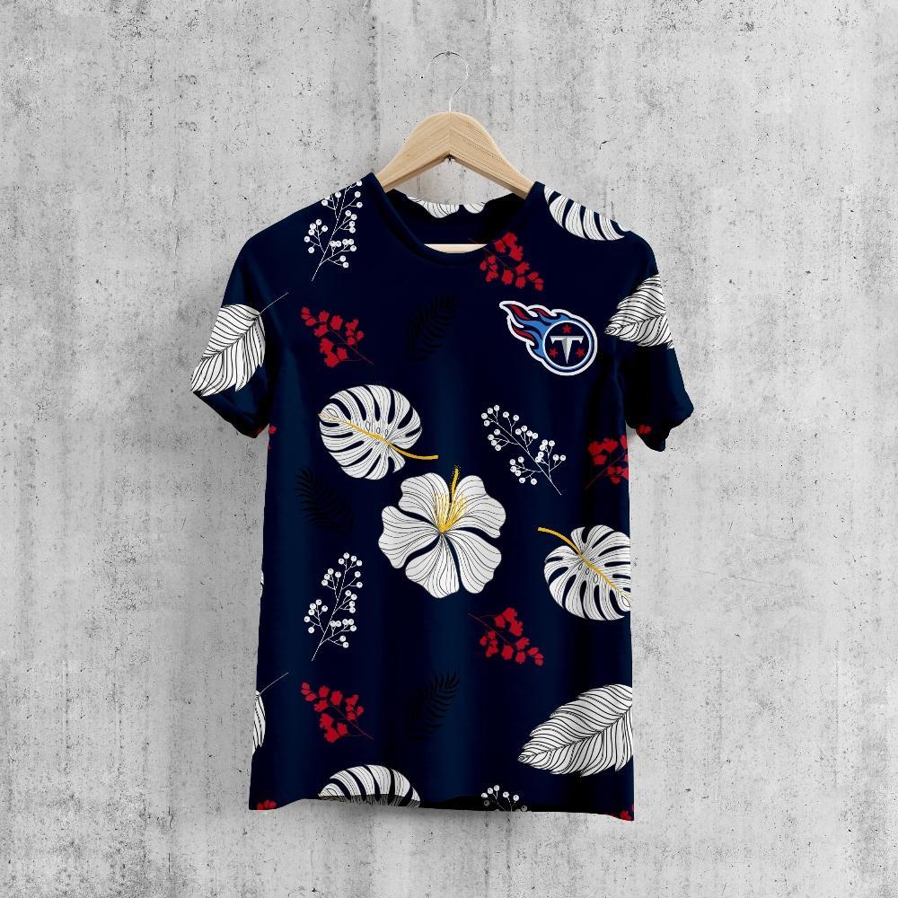 Tennessee Titans Smart Floral T-Shirt