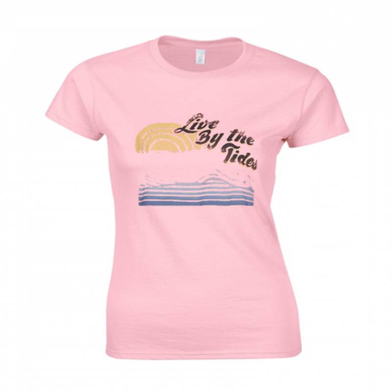 Live By The Tides Pink T shirt