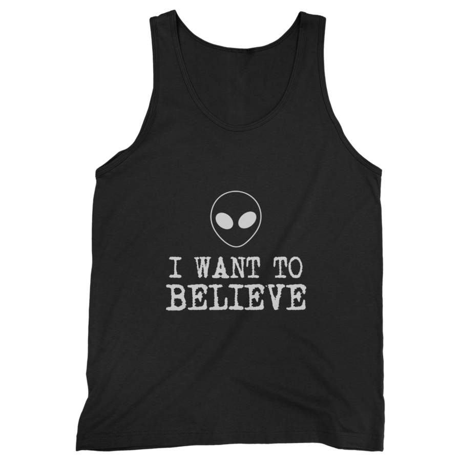 I Want To Believe Tumblr Man’s Tank Top