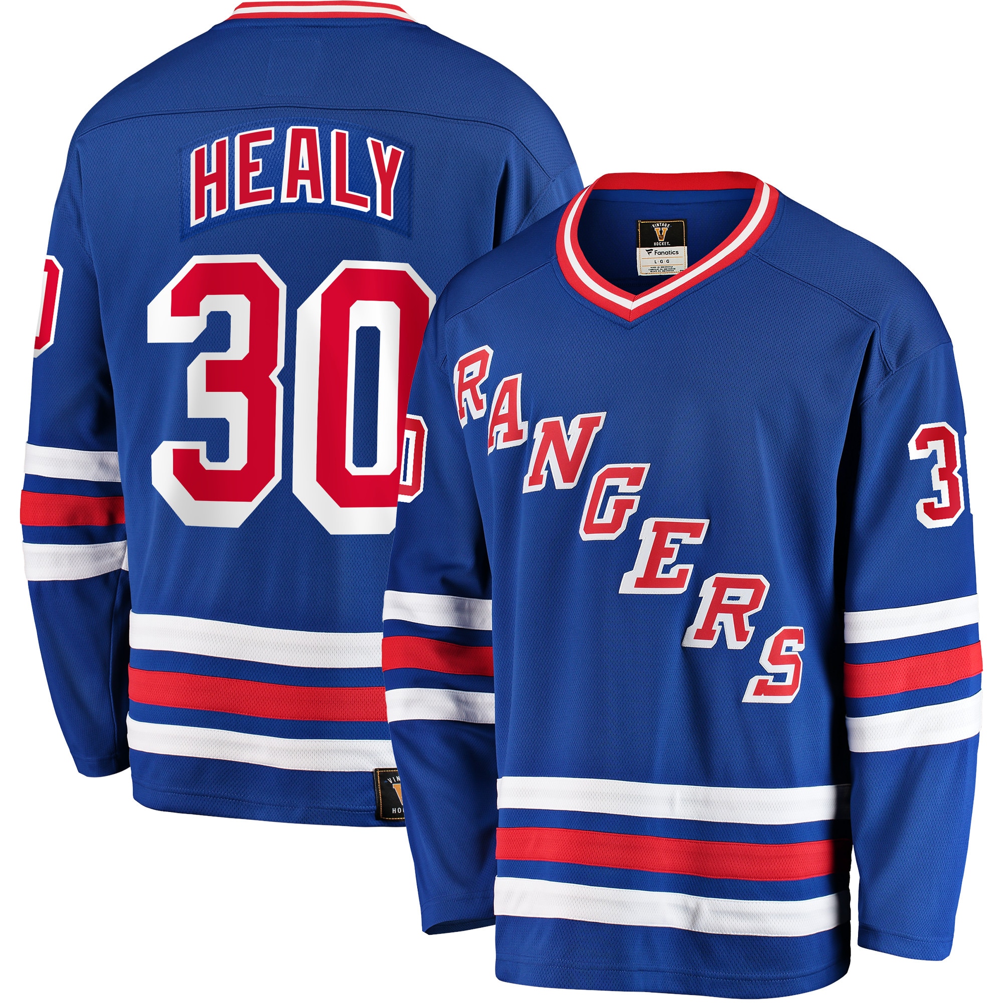 Men's New York Rangers Glenn Healy Blue Premier Breakaway Retired Player Jersey