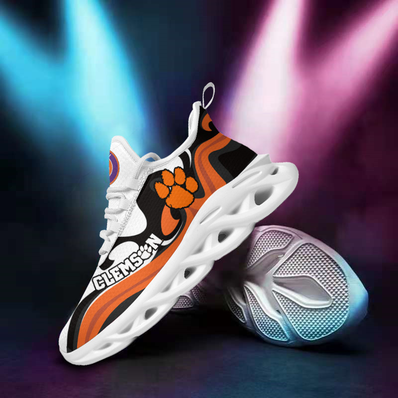 Clemson Tigers Yezy Running Sneakers Art 265