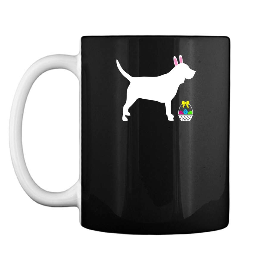 Beagle Easter Bunny Dog Silhouette T-Shirt Mug